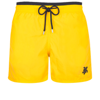 男士 Bicolore 双色纯色游泳短裤 Sun 正面图