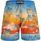 男款 Classic 印制 - 男士 Ronde des Tortues Sunset 泳裤 - Vilebrequin x The Beach Boys, Multicolor 后视图
