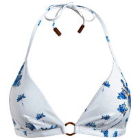 女士 Herbier 挂脖式比基尼上衣 Off white 正面图