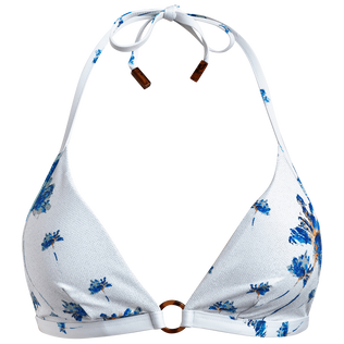 女士 Herbier 挂脖式比基尼上衣 Off white 正面图