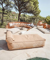 Deckchair Poulpes - VBQ x MX HOME Beige front worn view
