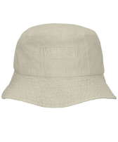 Bob en lin unisexe teinture minérale Eucalyptus vue de face