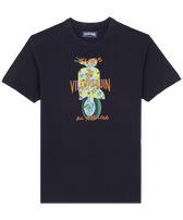 T-shirt en coton homme Raiatea Bleu marine vue de face