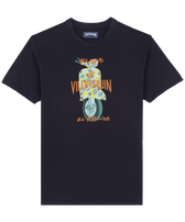 Raiatea T-Shirt aus Baumwolle für Herren Marineblau Vorderansicht