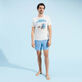 男士 Malibu Lifeguard 纯棉 T 恤 Off white 正面穿戴视图