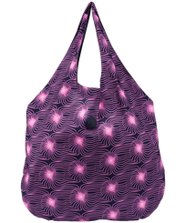 Others Printed - Unisex Beach Bag Hypno Shell, Navy front view
