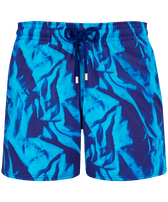 Les Draps Froissés Stretch-Badeshorts für Herren Neptune blue Vorderansicht