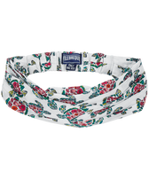 Girls Headband Provencal Turtles White front view