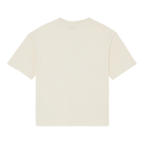 T-shirt large en coton garçon Tortue imprimée Tropical Off-white vue de face