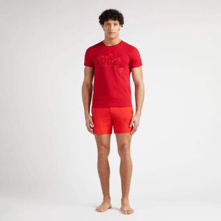 T-shirt en coton organique homme The Year Of The Snake Moulin rouge vue portée de face