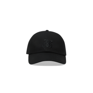 Gorra lisa unisex Negro detalles vista 4