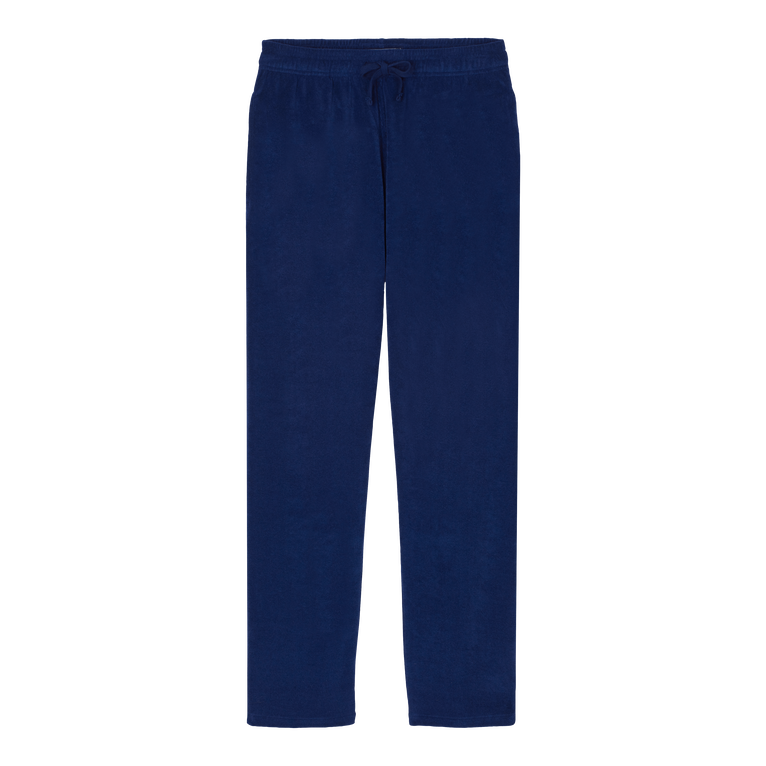 Men Terry Pants Solid - Pant - Polide - Blue - Size 4XL - Vilebrequin