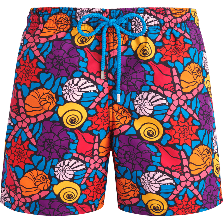 Noumea Sea Shells Badeshorts Für Herren - Moorea - Blau - Größe XS - Vilebrequin