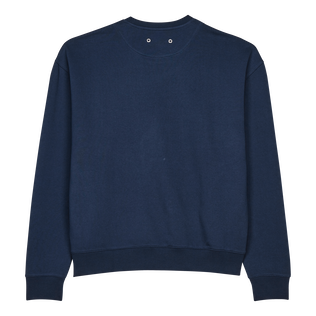 男士 Turtle 刺绣棉质运动衫 Navy 后视图