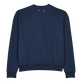 Men Cotton Sweatshirt Embroidered Turtle Navy back view