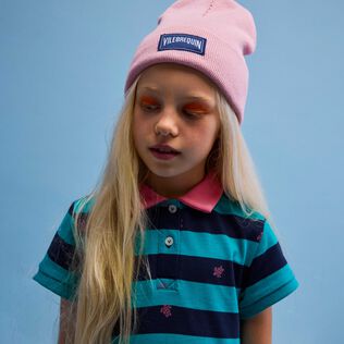 儿童纯色针织毛线帽 Candy 正面穿戴视图