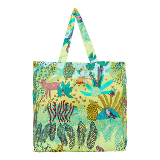 Unisex Beach Bag Jungle Rousseau Ginger back view