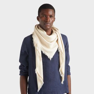 Ronde des Tortues Scarf Hemp 正面穿戴视图