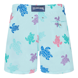 Men Swim Shorts Embroidered Tortue Multicolore - Limited Edition Thalassa vista posteriore