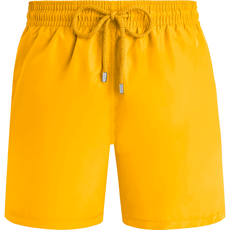 Men Swim Shorts Solid - Moorea - Yellow - Size L - Vilebrequin
