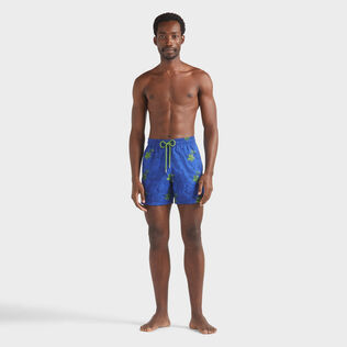 Men Swim Trunks Embroidered Flowers - Limited Edition Marrakech front worn view
