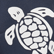 男士 Turtle 沙滩人字拖 Navy 2 