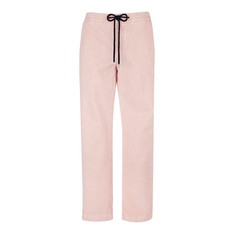 Men Large Lines Corduroy Jogger Pants Vintage - Jeans - Clemence - Pink - Size 42 - Vilebrequin