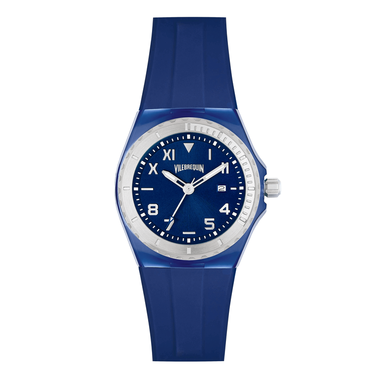 Silicone Watch Vilebrequin - Kairos - Blue - Size OSFA - Vilebrequin