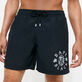 Bañador con logotipo bordado para hombre de Vilebrequin x BAPE® BLACK Negro detalles vista 5