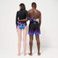 Women Rashguard Long-Sleeves One-piece Swimsuit Hot Rod 360° - Vilebrequin x Sylvie Fleury Black details view 6