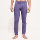 Men Chino Pants Micro Stripes Blue+white+red details view 2
