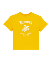 Children Organic Cotton T-shirt Logo Vilebrequin Mango front view