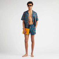 Men Tropical Flowers Look  front view