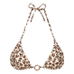 Haut de maillot de bain femme triangle Turtles Leopard Paille vue de face