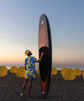 Rosewood Stand-up 11’6” Paddleboard - Vilebrequin x Beau lake Unica color vista frontal desgastada