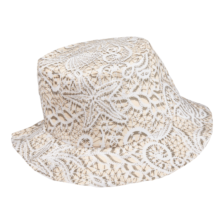 Women Bucket Hat Dentelles - Boheme - White - Vilebrequin