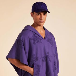 Terry Poncho Midnight details view 2