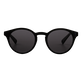 Autros Liso - Gafas de sol de color liso unisex, Negro vista frontal