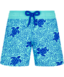 男童 Turtles Splash 泳裤 Lazulii blue 正面图