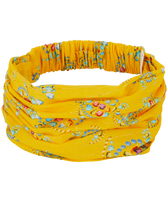 Girls Cotton Headband Vendôme Turtles Corn front view