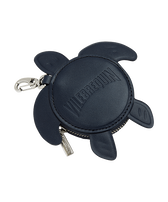 Navy Turtle Coin Purse Navy 正面图