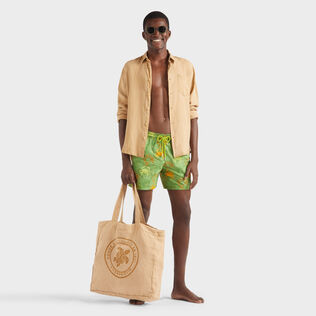 Men Swim Shorts Embroidered Crab Balloons - Limited Edition Camouplage details view 1