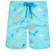 Boys Swimwear Embroidered 1999 Focus - Limited Edition Lazulii blue front view