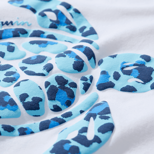 Boys T-Shirt Turtles Leopard White details view 1