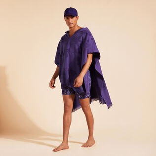 Terry Poncho Midnight details view 1