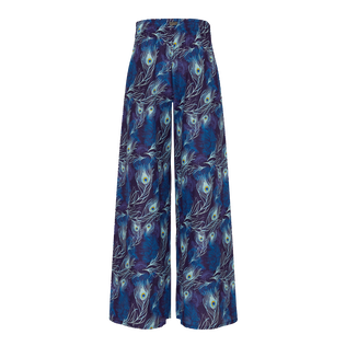 Women Large Silk Cotton Pants Eyes of the wind Midnight back view