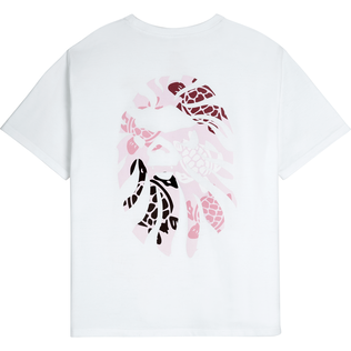 T-Shirt homme imprimé Ape and Turtles - Vilebrequin x BAPE® BLACK Blanc vue de dos