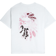 T-Shirt homme imprimé Ape & Turtles - Vilebrequin x BAPE® BLACK Blanc vue de dos