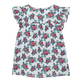 Girls Shirt Provencal Turtle White back view