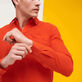 Camisa de lino lisa para hombre Nispero detalles vista 2